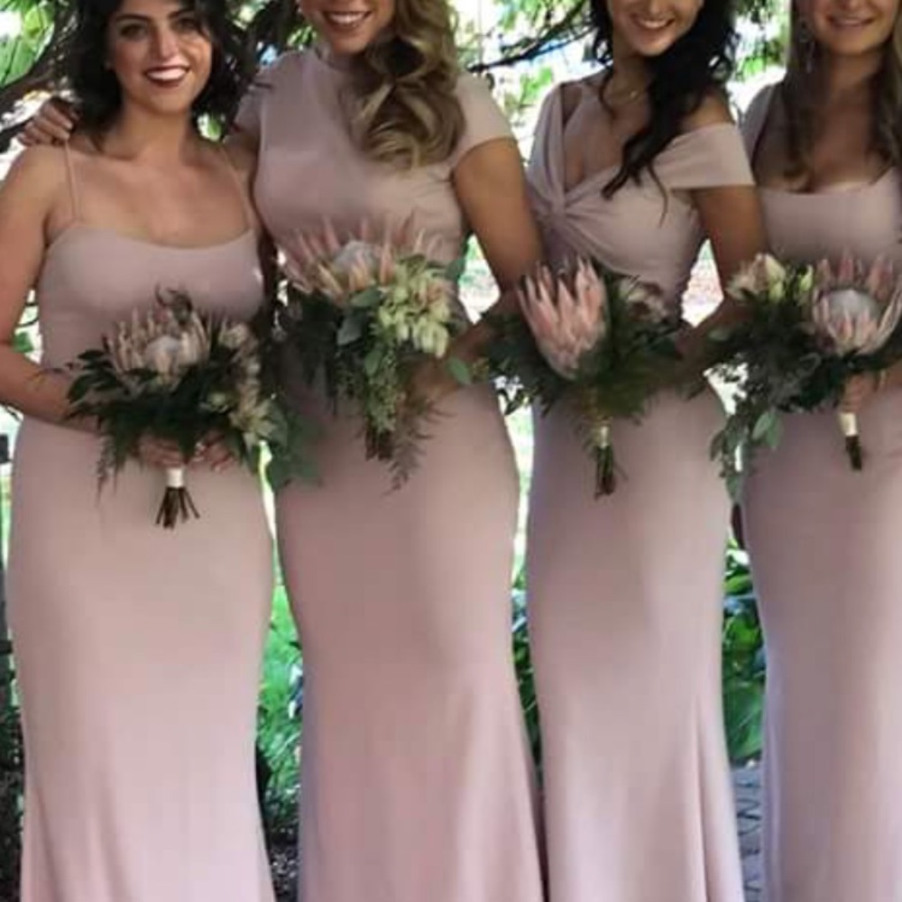 Dusty rose long dress